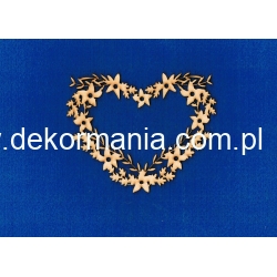 Serce,wianek,ażurowe 15x12cm   Ślub, Walentynki, Dzień Matki,Dla Mamy, Babci itp